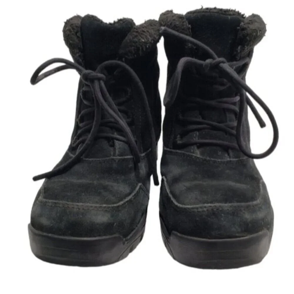 Sorel Waterfall Low Waterproof Laced Ankle Boot Black Size 7 Women's - Picture 15 of 15